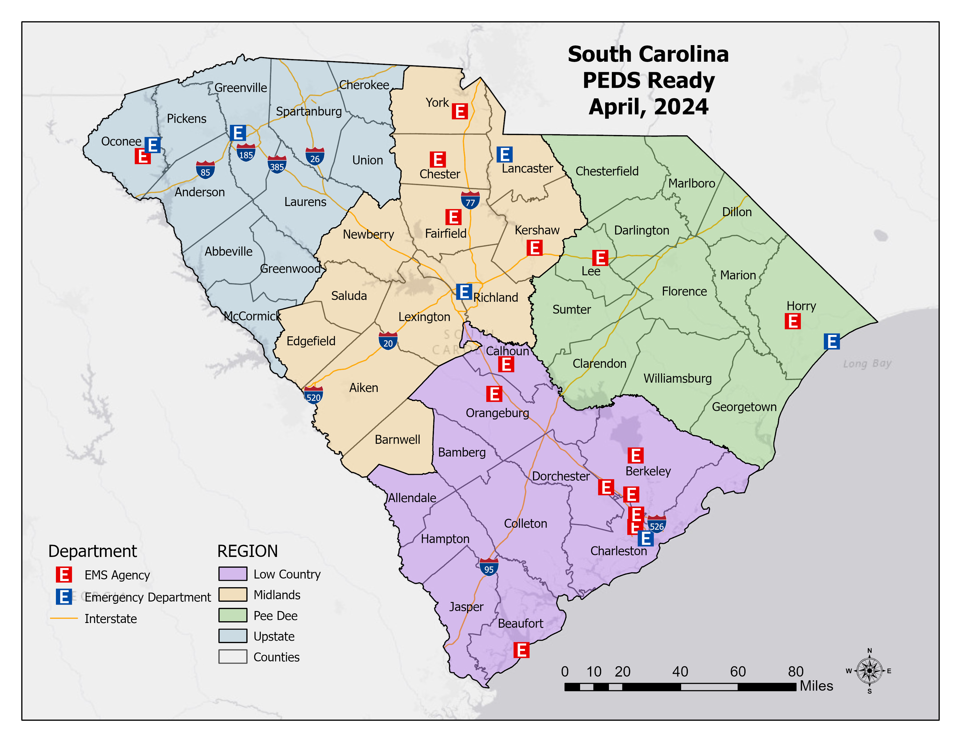 SC PEDS Ready Map