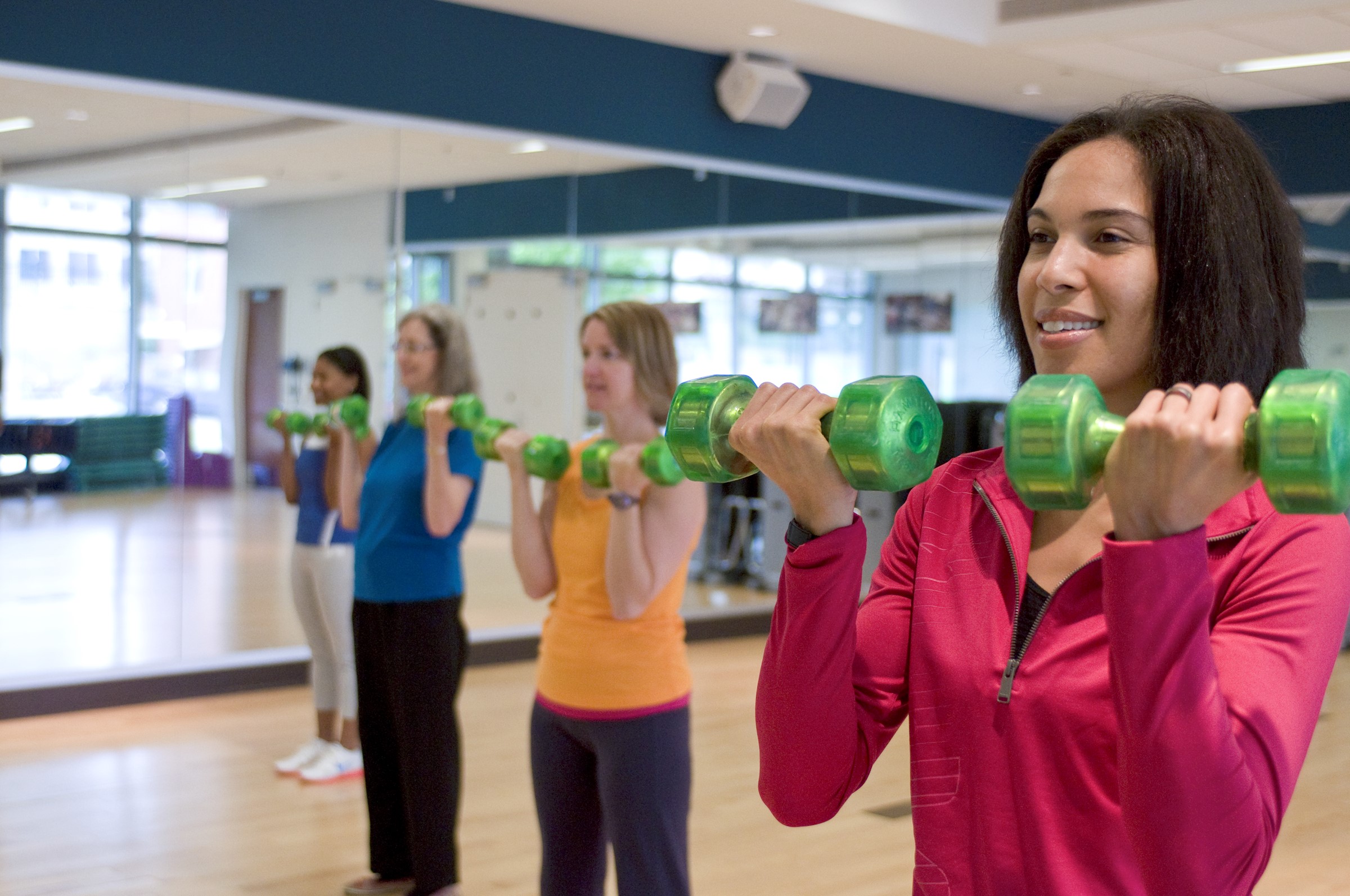 CDC Women Exercise Class Photo