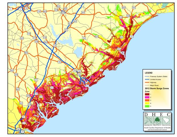 Tidal Surge Map