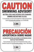 Swimming sign